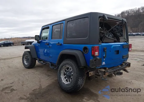 2015 Jeep Wrangler Unlimited Sport from USA, damaged, VIN 1C4BJWDG3FL641411